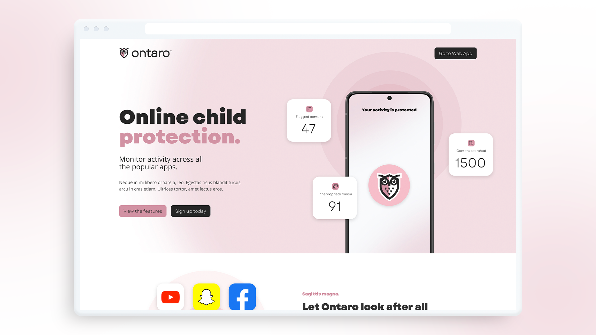 Ontaro - Landing Page