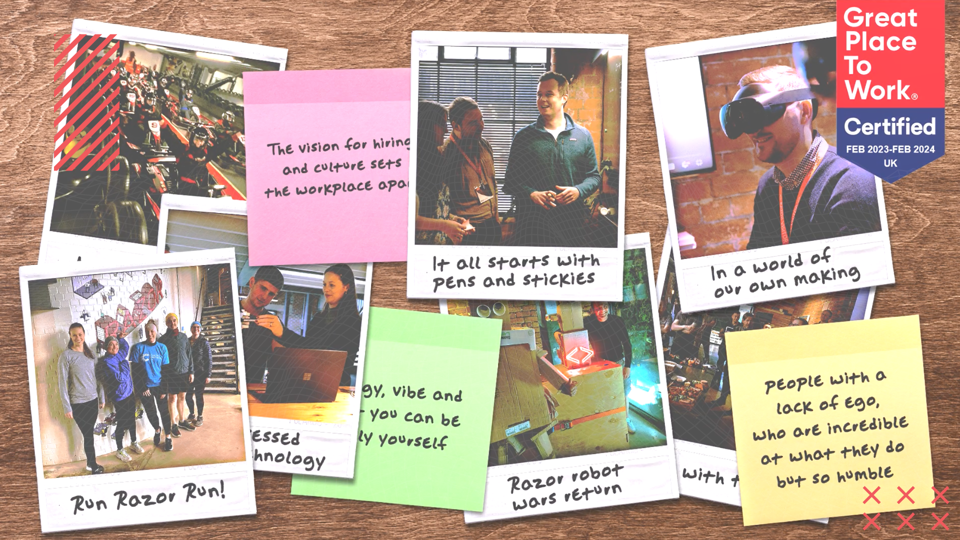 Razor is certified a Great Place to Work