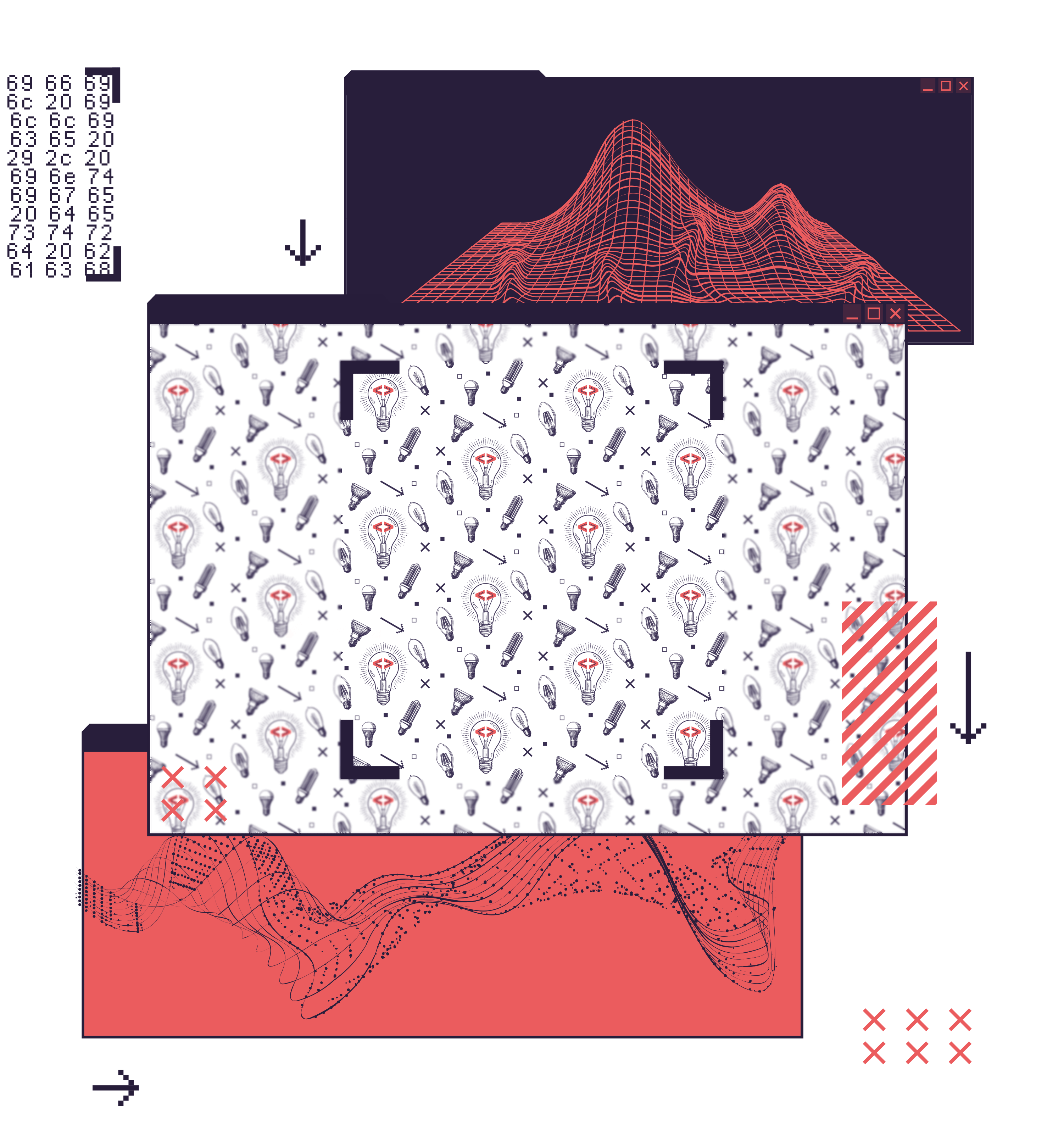 Advanced Innovation icon with three folders